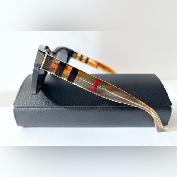 Burberry 4226 Sunglasses Black Havana 360487 New - Picture 2 of 6